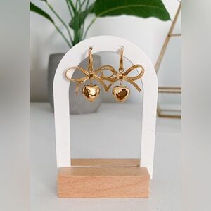 Gold Plated Stainless Steel Earrings